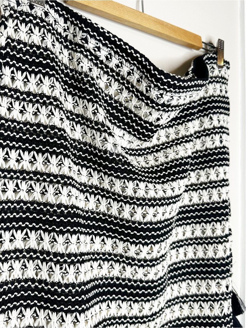 NWT Fashion Nova “Thalia” Striped Crochet Skirt Set - Picture 5 of 14